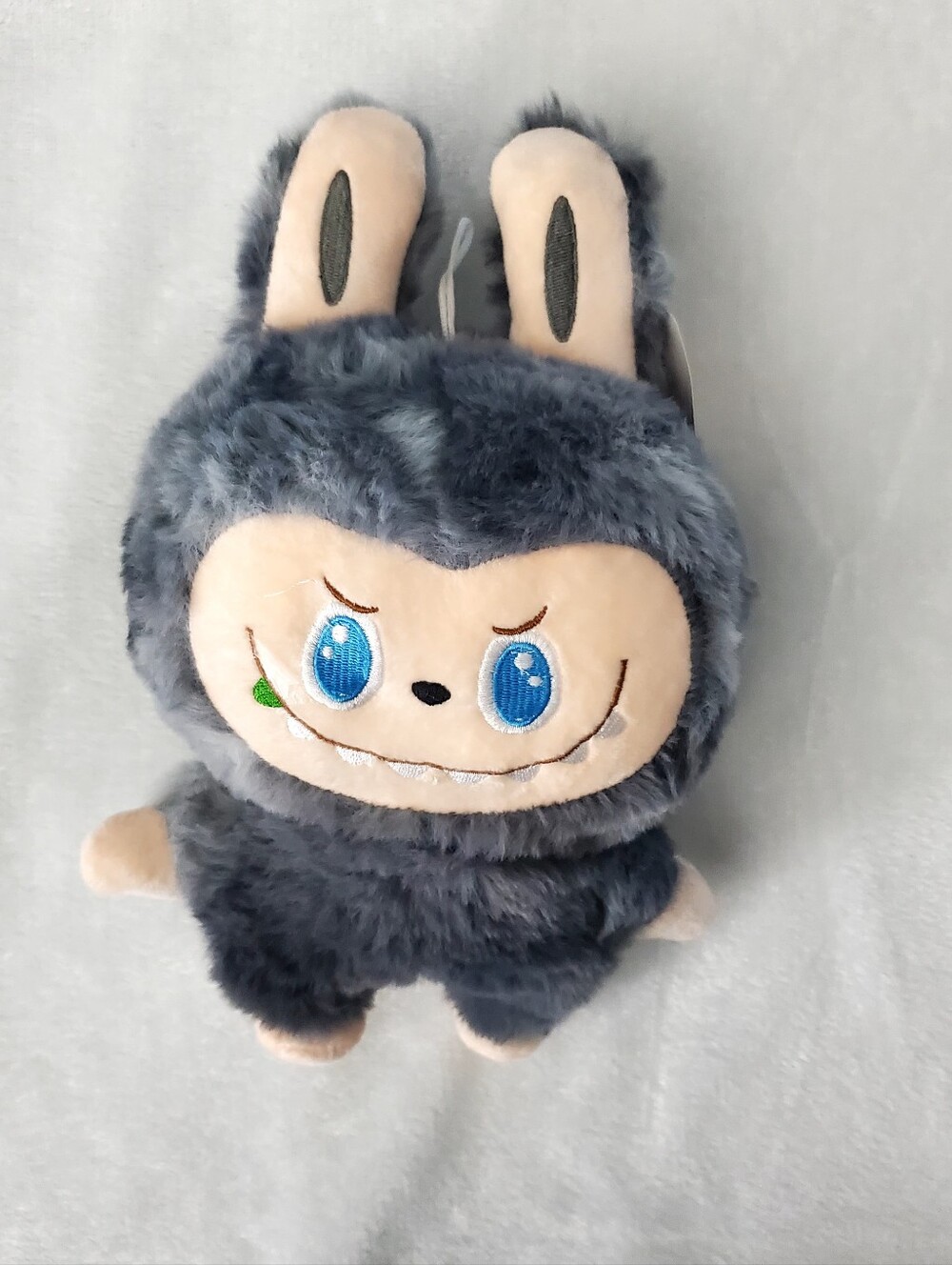 Pop Mart Labubu The Monsters Character Plush Bunny Soft Toy Gray & Cream